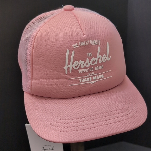 Hershal ,Whaler, Mesh,Soft Brim NWT, Women's Pink Trucker Hat. - Picture 1 of 10